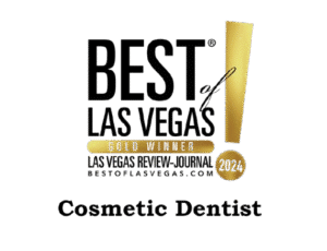 best of las vegas dentistry award badge for summerlin dental solutions