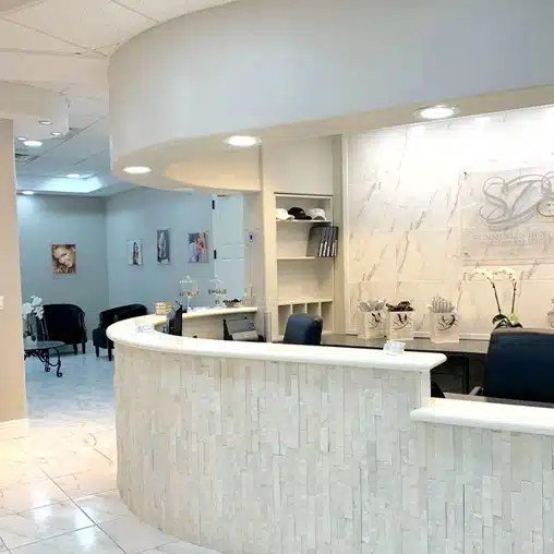 comfortable front office at summerlin dental solutions