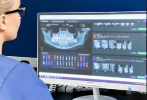 AI X-Ray overlay patient consultation advanced dental Technology in Summerlin